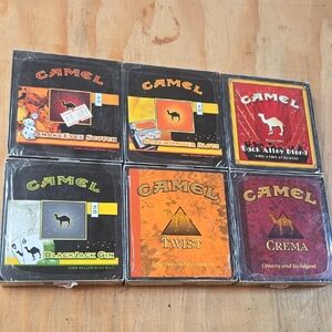Vtg Camel Cigarette Tin Bundle